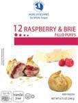 An Raspberry & Brie Fillo Puffs 12/12pc 50164 Delicate 2-bites fillo