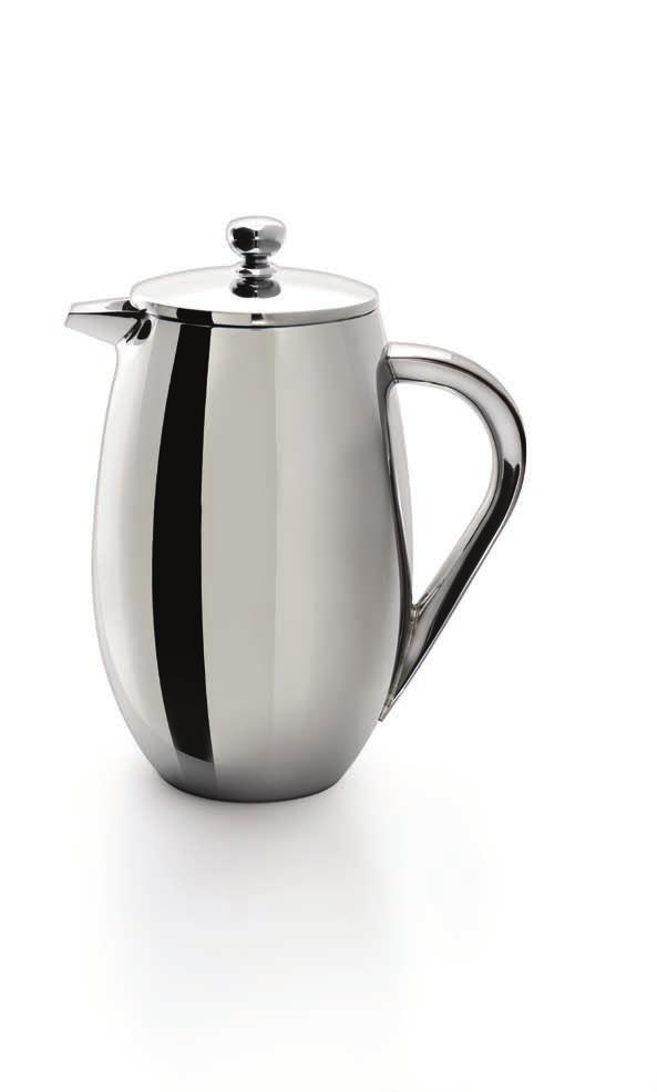 The outside remains cool to the touch. Precise pouring with drip-free spout.