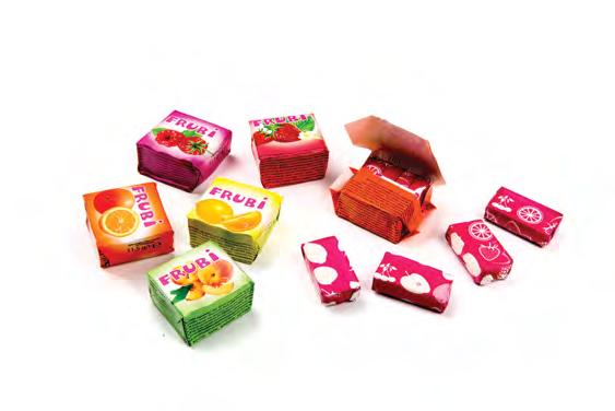 FRUBI CUBES available in 1, kg jar and in 1 kg bag cube, 4