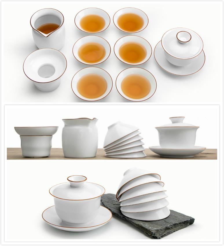Chinese Gongfu Tea Set ---White Porcelain No:ZST1782 Price:80USD