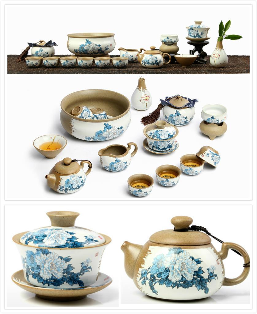 Chinese Gongfu Tea Set ---Crude Pottery No:ZST1785 Price:115USD