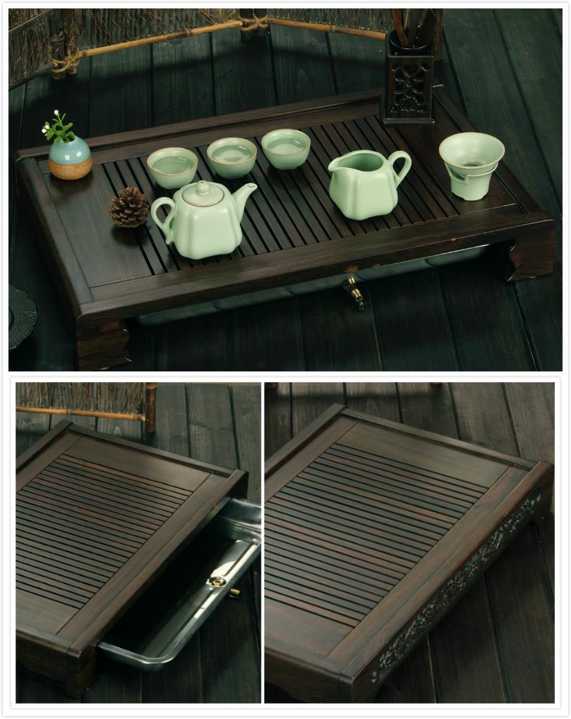 Chinese Gongfu Tea Set ---Ebony tea tray