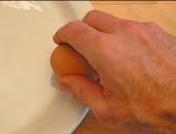 . Break the eggs onto a plate as shown in steps ()