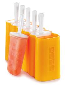 To make pops add juice, yogurt, pudding, smoothies, chocolate, or your favourite recipe and gently place in your freezer