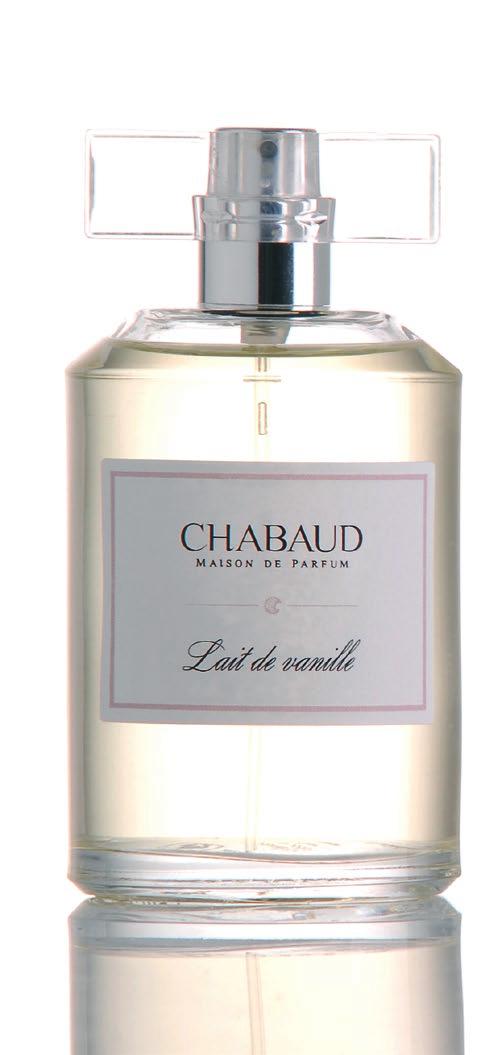 EAU DE TOILETTE Lait de Vanille by Chabaud has dedicated itself to the sweet delights of vanilla and triumphs with the seductive power of delicious desserts.