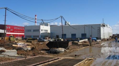 line 5 2011 - Plant expansion: new warehouse of finished goods and new dry