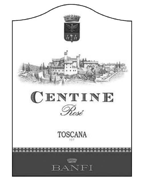 S U P E R P RP RE EMM II U M T I E R CENTINE ROSÉ VINTAGE CARD CENTINE ROSÉ Toscana IGT Banfi Tuscany (Italy) Area of Production: Hillside vineyards in the southern part of Tuscany.