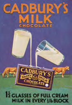 Cadbury goes international with its overseas factory in Tasmania, Australia. Other factories soon follow in Canada, Dublin and South Africa.