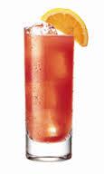 17. CHI-CHI (VODKA PINA COLADA) 18. SEX ON THE BEACH Glass: Hurricane Mixing Method: Blend Garnish: Pineapple cherry flag Ingredients: 1½ oz.