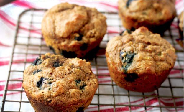 BLUEBERRY-BANANA PROTEIN MUFFINS These fruit-based morning muffins are packed with protein and fiber, giving them more staying power.