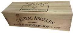 Angelus 2012 $2,950/ btl Robert Parker 95: The 2012 Angélus (55% Merlot, 45% Cabernet Franc) is inky bluish purple in color and exhibits blueberry and blackberry fruit intermixed with some licorice,