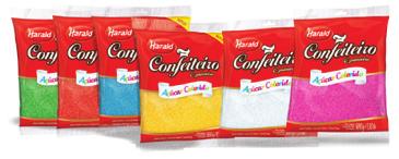 Colored Sugar. Ready to use. Wide range of colors that allow you to be creative in your recipes. Sugar crystals with standard size, for your convenience and economy.