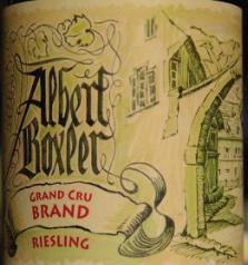 Savory and slightly spicy finish. Riesling Grand Cru Brand K 2013 ALBERT BOXLER From the property called Kirchberg whose plants rose in the second half of the 1940s.