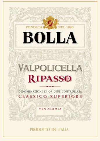 BENEFITS Unique product offerings that competitors do not necessarily have; Bolla stands apart as an Italian Wine Brand with deep roots in the Veneto.