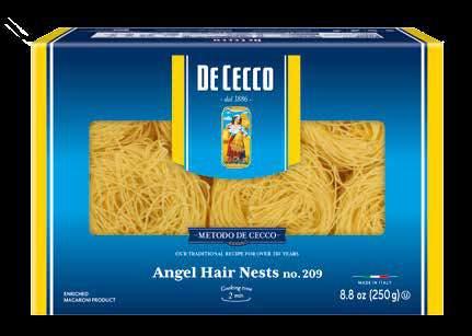 ANGEL HAIR NESTS No. 209 Cooking time 2 min VSV2209 062096 8.34 x 2.83 x 5.58 12 x 8.