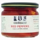 CC008 Cooks&Co Red Peppers stuffed 6 x 290g with Feta Cheese in Oil (NDW 180g) Jar 2.
