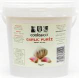 2kg Plastic jar 5060016800334 05060016820332 CC058 Cooks&Co Garlic Purée 6 x 1kg