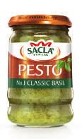 79 8001060375109 08001060980143 SC013 Sacla Sundried Tomato Pesto 6 x 190g Jar 2.