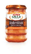 Mediterranean Sauces & Antipasti S a c l a SC100 SC101 SC103 SC600 SC601 SC030 SC032 SC033 SC060 SC078 SC079 SC030 Sacla Vine-ripened Tomato & Mascarpone