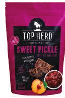 99 0634158511370 10634158511285 TO104 Top Herd Tangy Tomato Beef Jerky 8 x 35g Packet 1.99 0634158511394 10634158511278 TO105 Top Herd Sweet Pickle Beef Jerky 8 x 35g Packet 1.