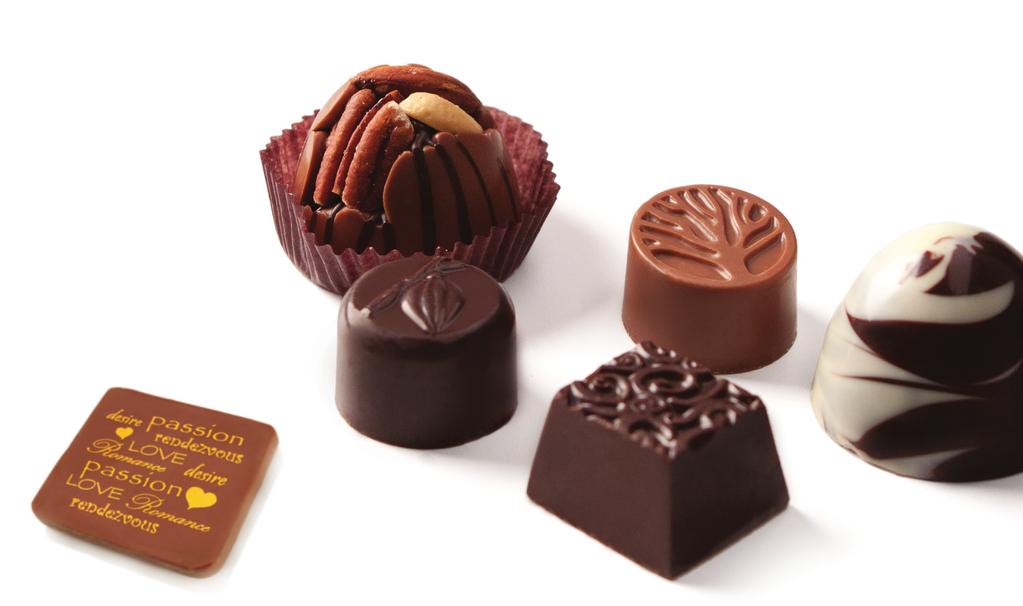 Gourmet Chocolates Our Classic, Truffle, and Connoisseur Collections are more delicate and sold in bulk for stores