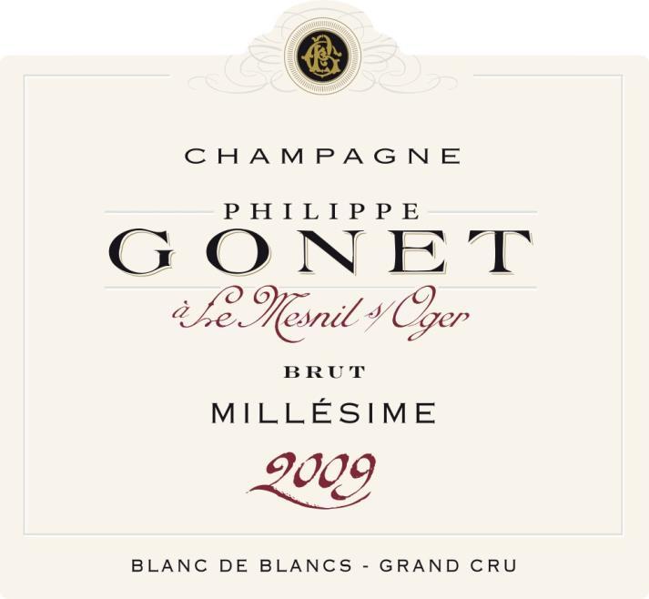 Bottling : 75 cl (2009) / 150 cl (2005) Champagne Grand Cru 2009 Blanc