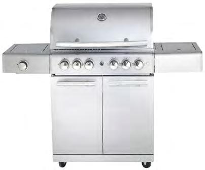 ALLGRILL CHEF Design Stainless Steel Gasgrill Optional available for Allgrill Chef: Stainless steel Smokerbox Order-Nr.