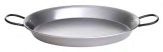 COMPONENTS Paella Pans Steel, polished Order Nr.