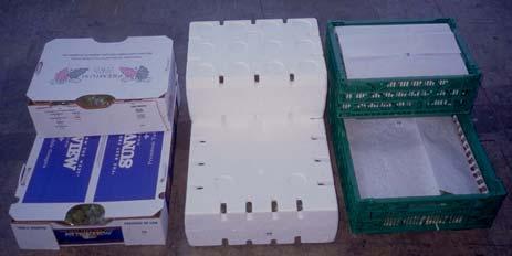 Shipping Containers for Produce Fiberboard Styrofoam