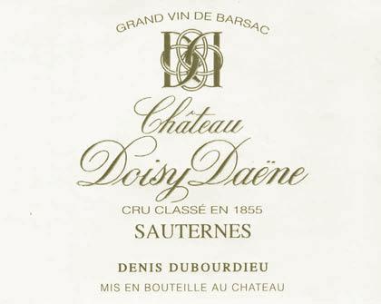 Estimated per case CH DOISY DAENE, 1er Cru Classé 300-370 2017 2035 A confident star at the UGC Sauternes tasting, the 2010 combines incredible precision with an impressive depth of fruit and an