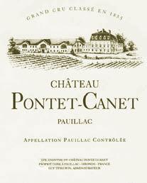Estimated per case CH PONTET CANET, 5ème Grand Cru Classé 950-1300 2020 2045 Despite an incredible 2005 and a spectacular 2009, Alfred Tesseron feels that the 2010 is his best vintage to date.