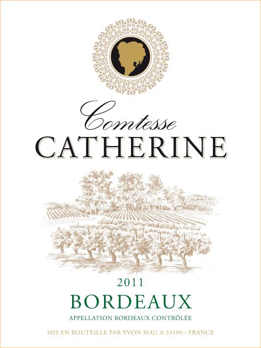 Comtesse Catherine Bordeaux A.O.C. Bordeaux, Bordeaux Created by Yvon Mau, based in the heart of the Bordeaux vineyards.