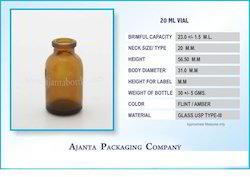 INJECTION GLASS VIALS 20