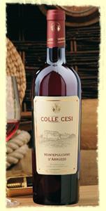 MONTEPULCIANO DOC COLLE CESI ALCOHOL CONTENT: 13 % VINE: Montepulciano 100% ACIDITY: 6,20 g/l COLOUR: ruby red SERVING TEMPERATURE: 18-20 Food Accompaniment: Montepulciano provides an excellent