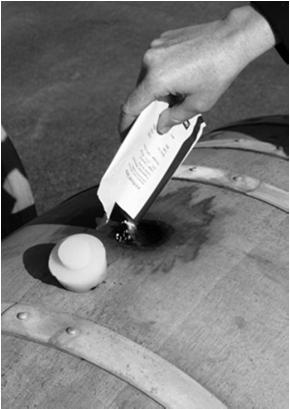 Usually for red wines, the best time is right after pressing or at the end of alcoholic fermentation.