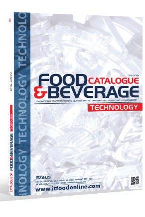 MEDIA kit 2016 FOOD and BEVERAGE catalogue The catalogue of machines, technology, packaging and automation for the food an beverage industry.