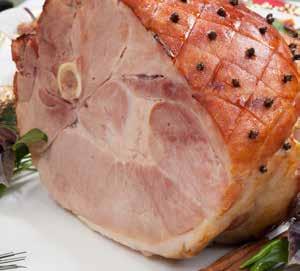 Signature Christmas Ham Our plain gammon glazed with a reduction of sherry vinegar, orange and lemon juices combined with a mixture of spices and wild flower honey.