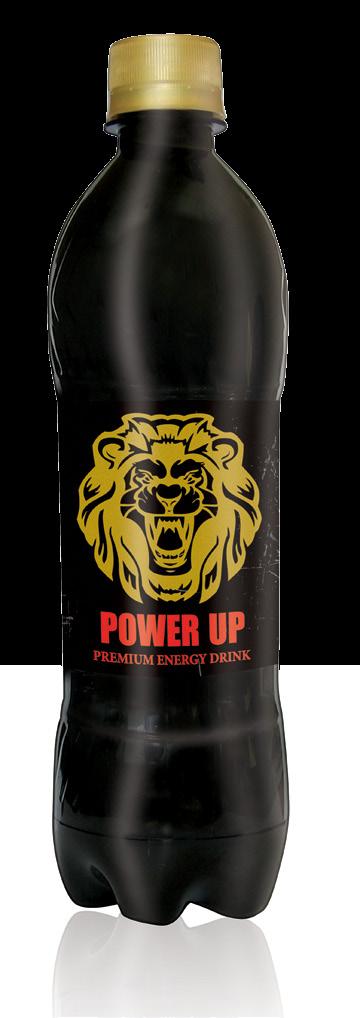 energy drink Turn yourself On!!! Power Up offers an incredibly fast energy rush.