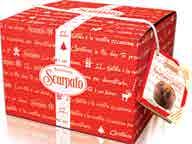 BOX) Classic panettone in red