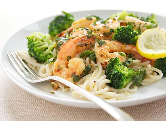 Gluten-Free Shrimp Scampi Combining all of the flavors and textures of a traditional shrimp scampi without the gluten or high fat and sodium content, our recipe is simple, healthy and delicious.