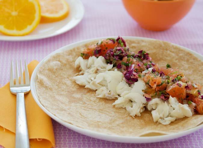 Fish Tacos with Citrus Salsa Our fish tacos with citrus salsa are simple to make and packed full of flavor.