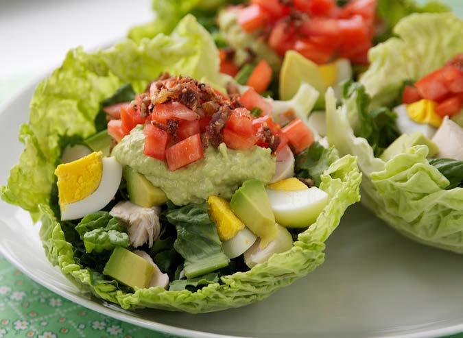 Turkey Cobb Lettuce Wraps Our lettuce wraps are as fun to eat as they are to make. They re packed with protein and loaded with fresh crunchy veggies, with a simple avocado cream dressing.