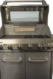 INFRARED REAR BURNER & ROTISSERIE PREPARING YOUR BBQ: You will need to remove both grill plate & solid plate, also the flame tamers & warming rack. Place these in a safe place for later re-assembly.