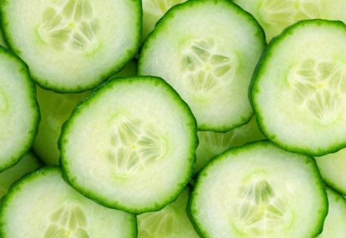 end of season cut ripe cucumber in ½ and scrape seeds into a bowl remove the