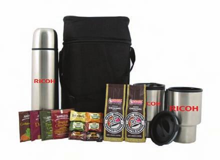 Insulated Beverage Carrier, Travel Mugs and a Canvas Travel