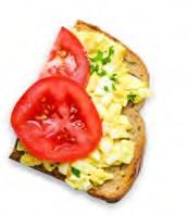 breakfast calorie counts based on multi-grain bread.