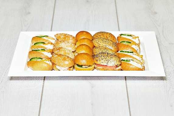 SALTED COLLECTION Lunch size Canapés and Small Sandwiches Served on a Tray A FriendlyBuffet!