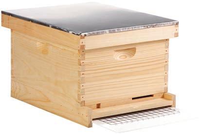 All About the Hive Vented Inner Cover Prevents outer cover from sticking to the hive. Small notch for ventilation. Queen Excluder Prevents the queen from laying eggs where the honey is harvested.