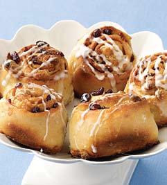 January Cranberry Kissed Cinnamon Rolls Start the New Year with something sweet from the oven.
