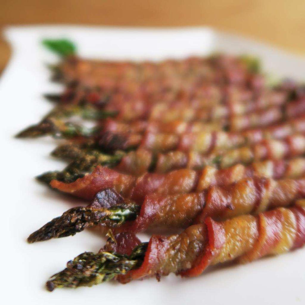 Crispy Bacon Wrapped Asparagus This simple, paleo bacon wrapped asparagus recipe features some tricks for extra crispy bacon.